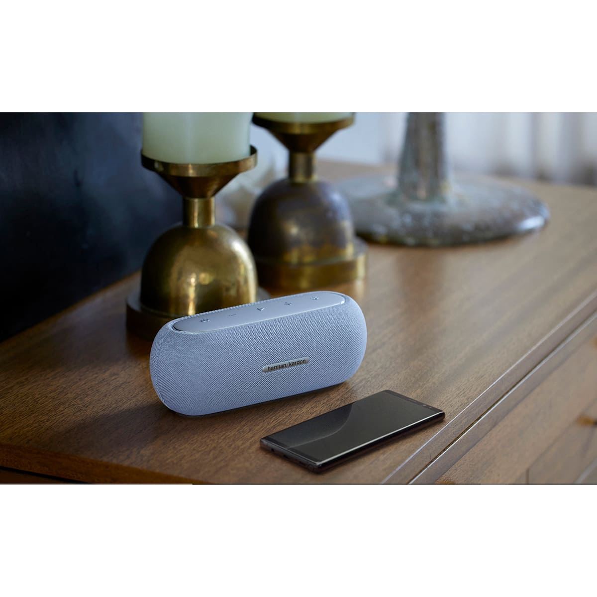 Bocina Portátil Harman Kardon Luna Bluetooth Gris