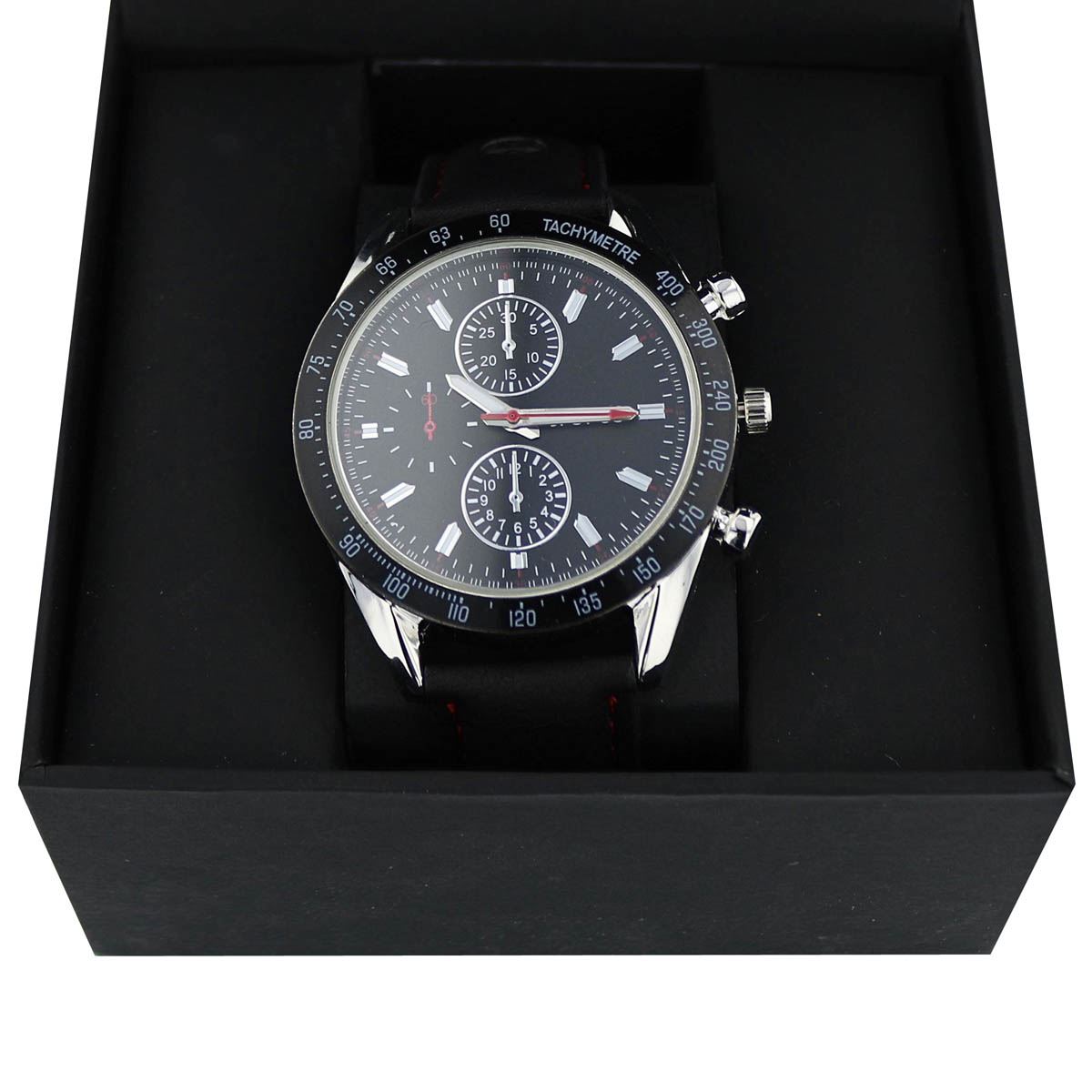 Reloj J.Opus 3057-Negro  Caballero Holes