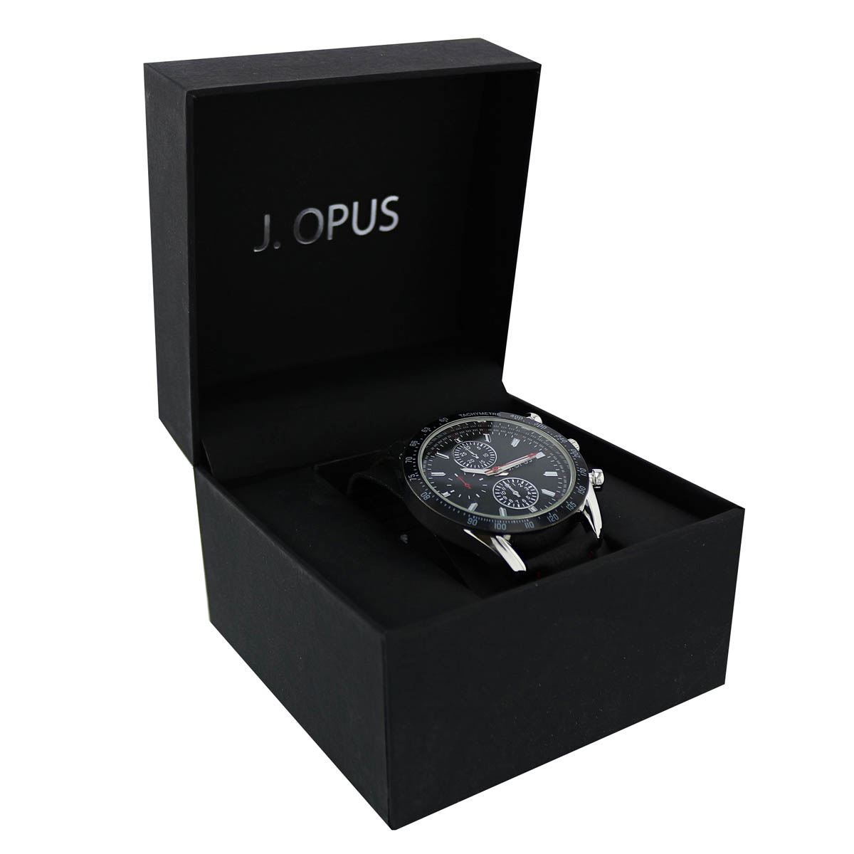 Reloj J.Opus 3057-Negro  Caballero Holes