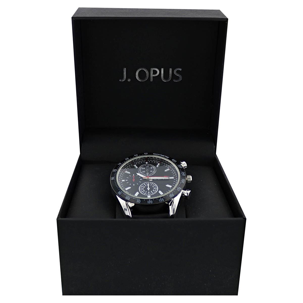 Reloj J.Opus 3057-Negro  Caballero Holes