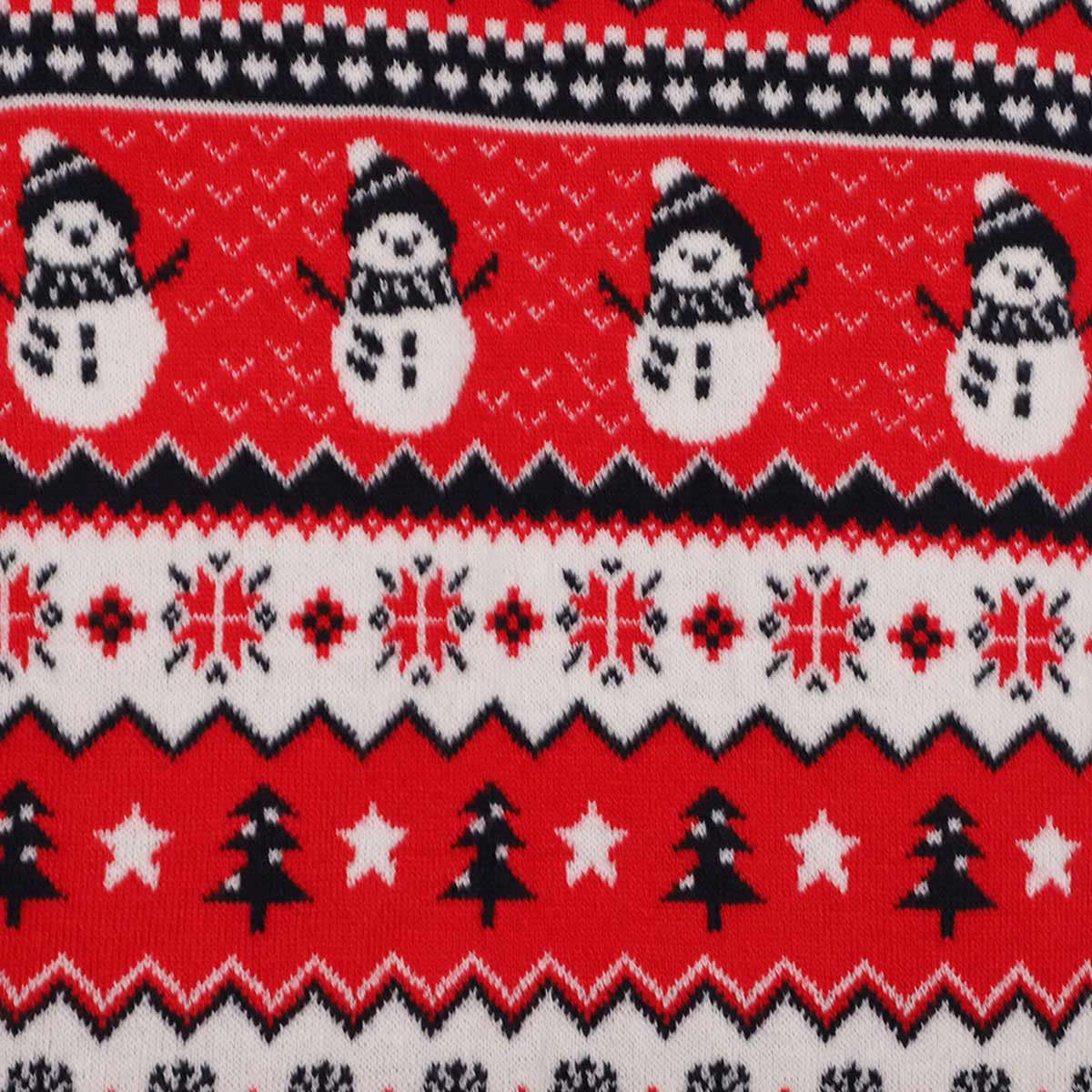 Suéter Con Gorro De Navidad Jeanious Rojo G