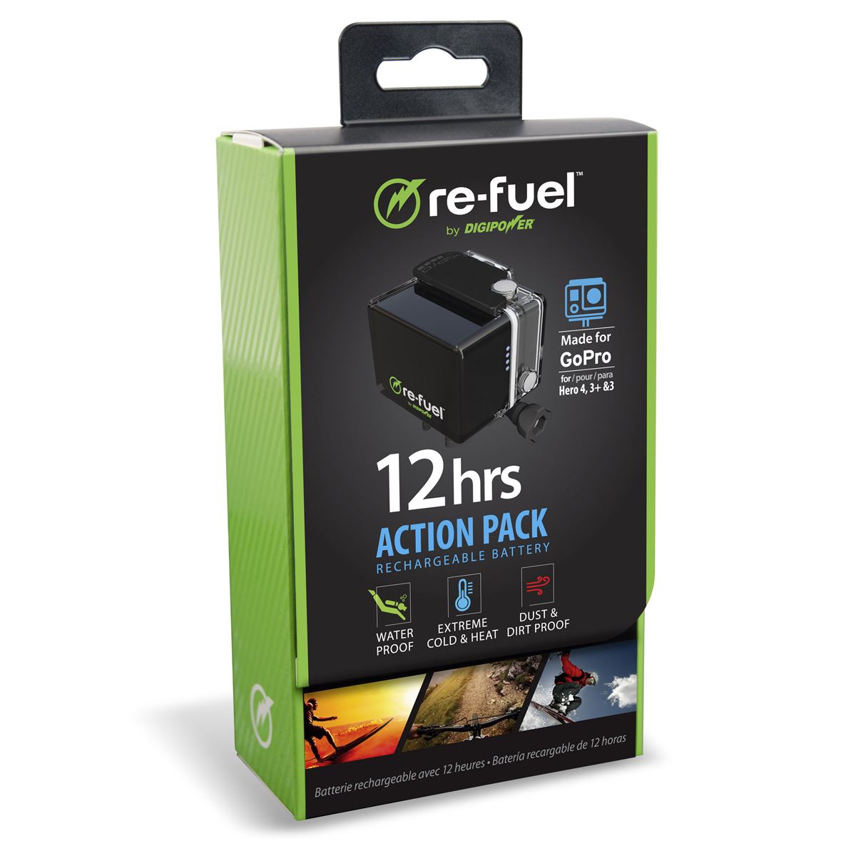 Batería Digipower Recargable 12 Horas para Go Pro Hero 4