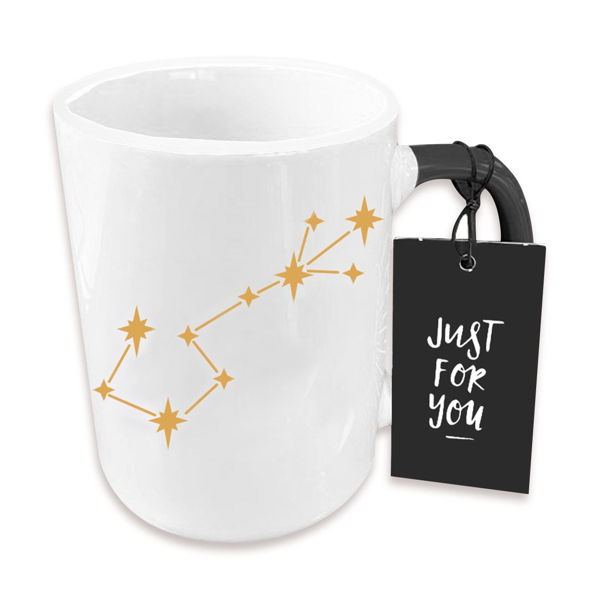 Taza de Cerámica con diseño de Constelacion Signo Zodiacal GEMINIS