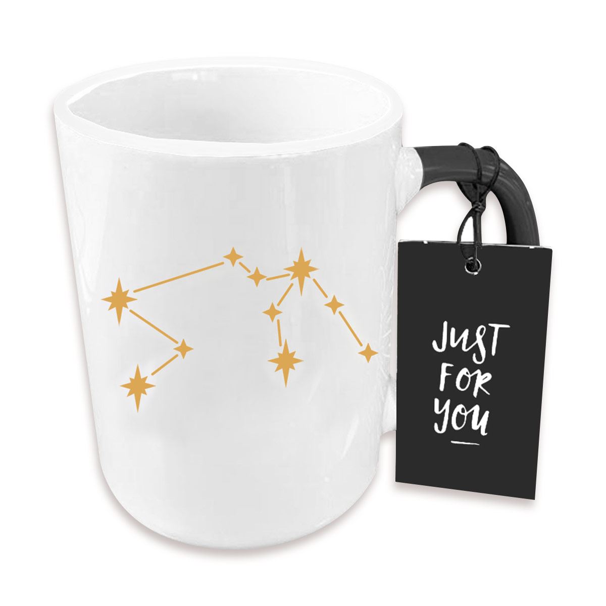 Taza de Cerámica con diseño de Constelacion Signo Zodiacal ACUARIO