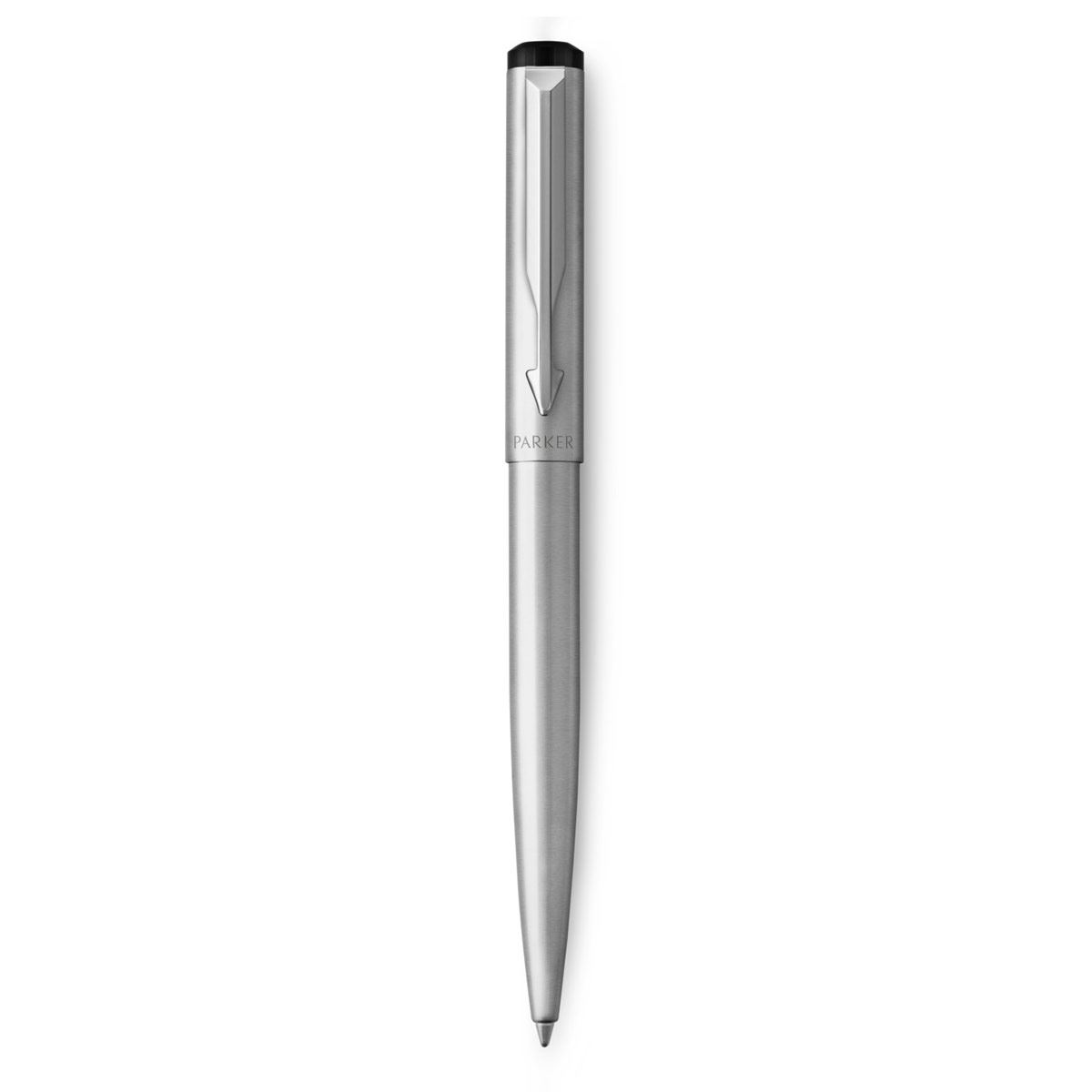 HYPERBURO  STYLO-PLUME PARKER JOTTER ACIER CT PLUME M GB INCLUT 2