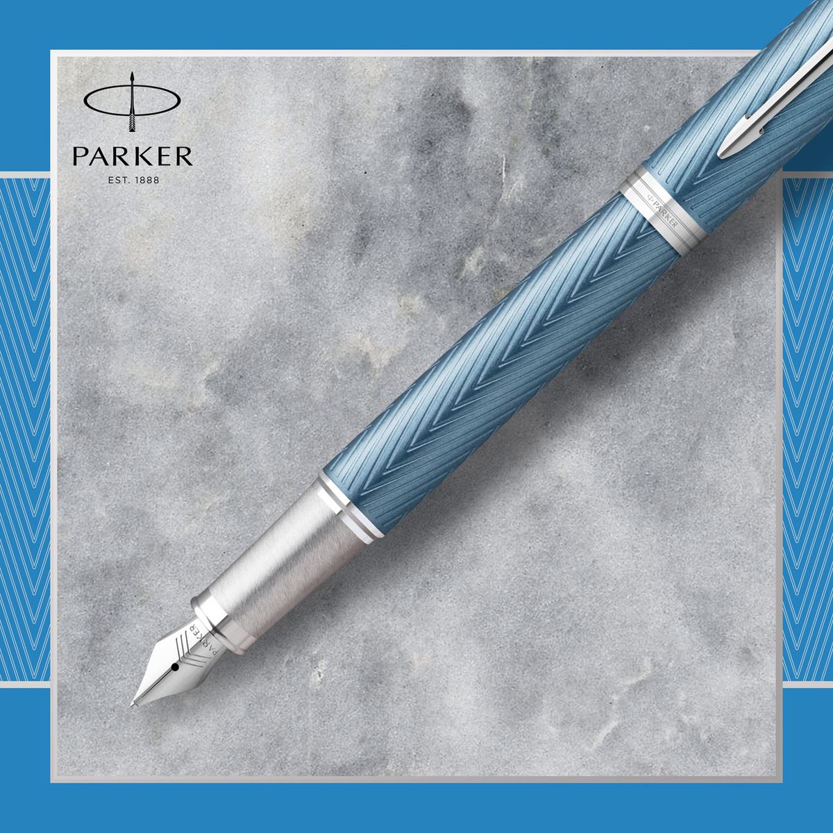 Bolígrafo Parker Im premium azul