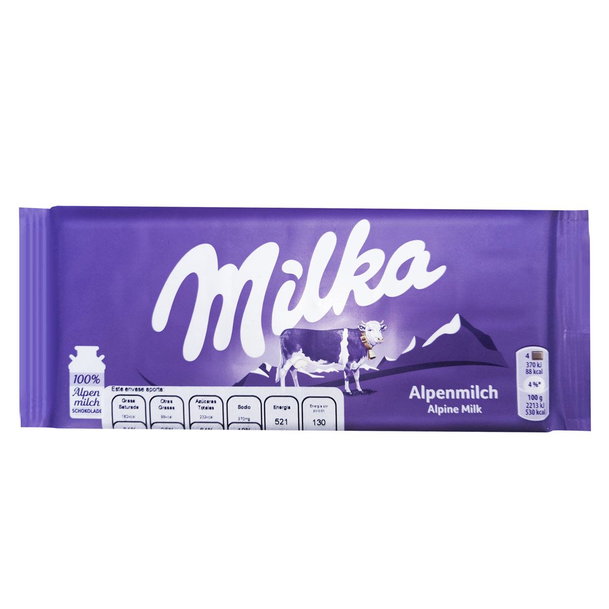 CHOCOLATE MILKA ALPENMILCH  100GRS