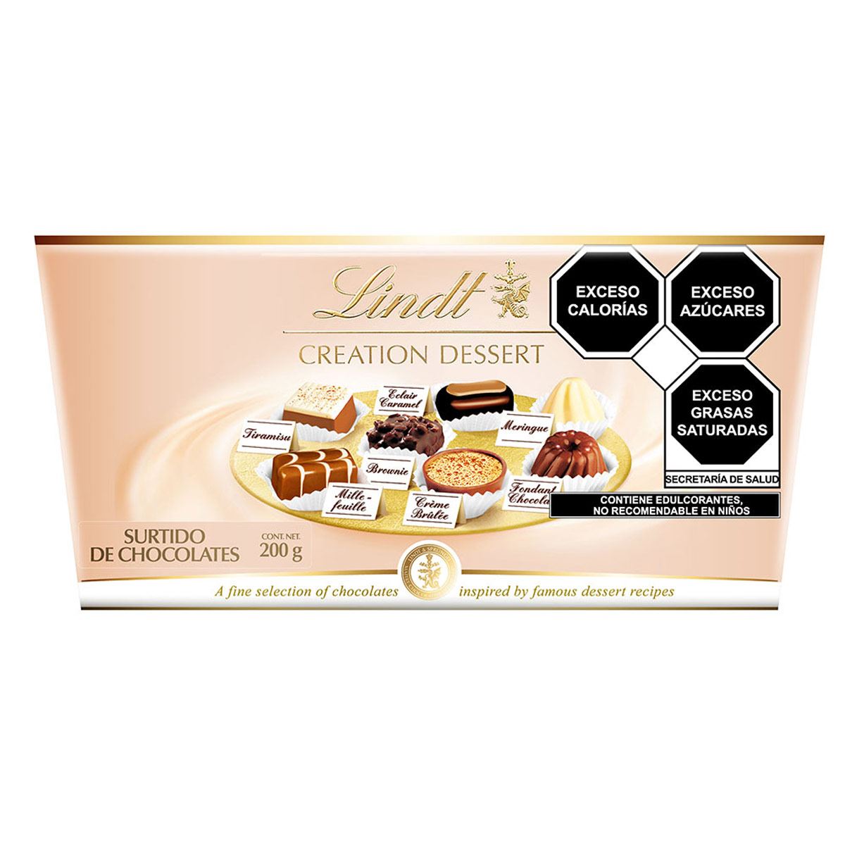 Lindt Creation Desserts Caja con surtido de chocolates 200g