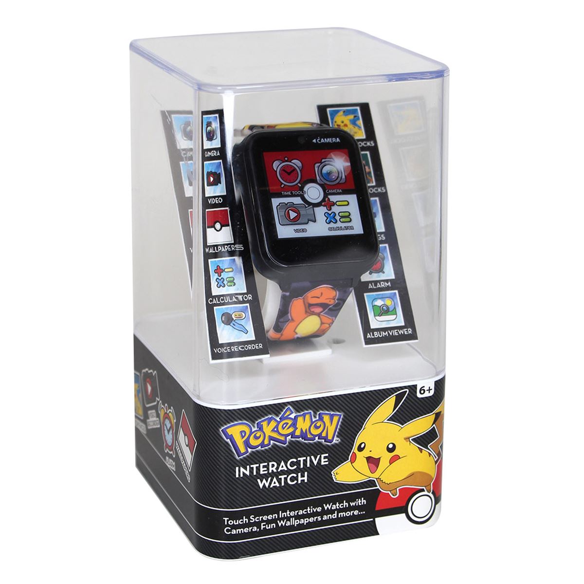 Smartwatch Pokémon Pikachu negro