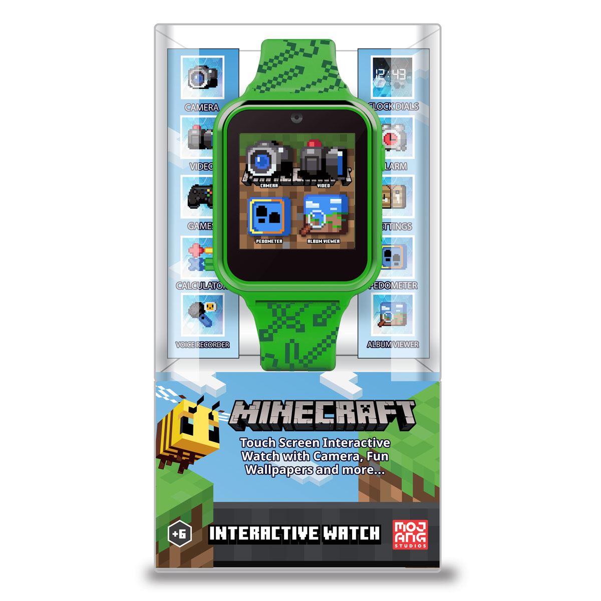 Smartwatch Minecraft Verde