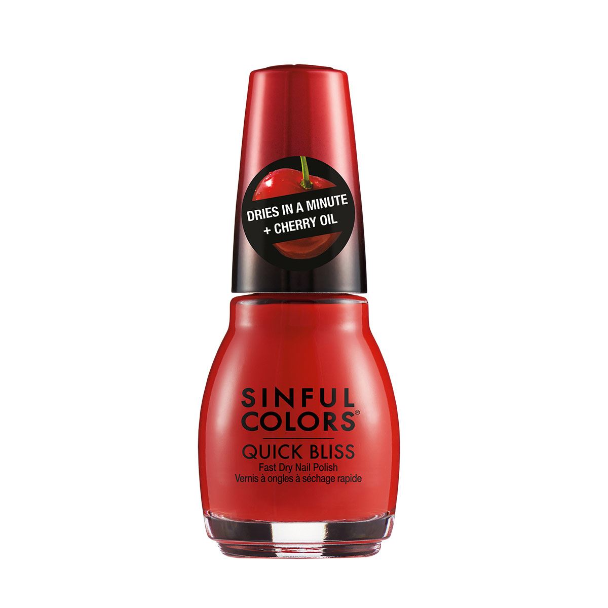 Esmalte Sinful Secado Rapido Cherry Chaser