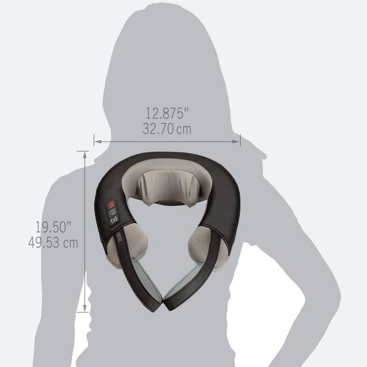 Masajeador Cuello Vibración Pro Therapy Elite Shiatsu Homedics