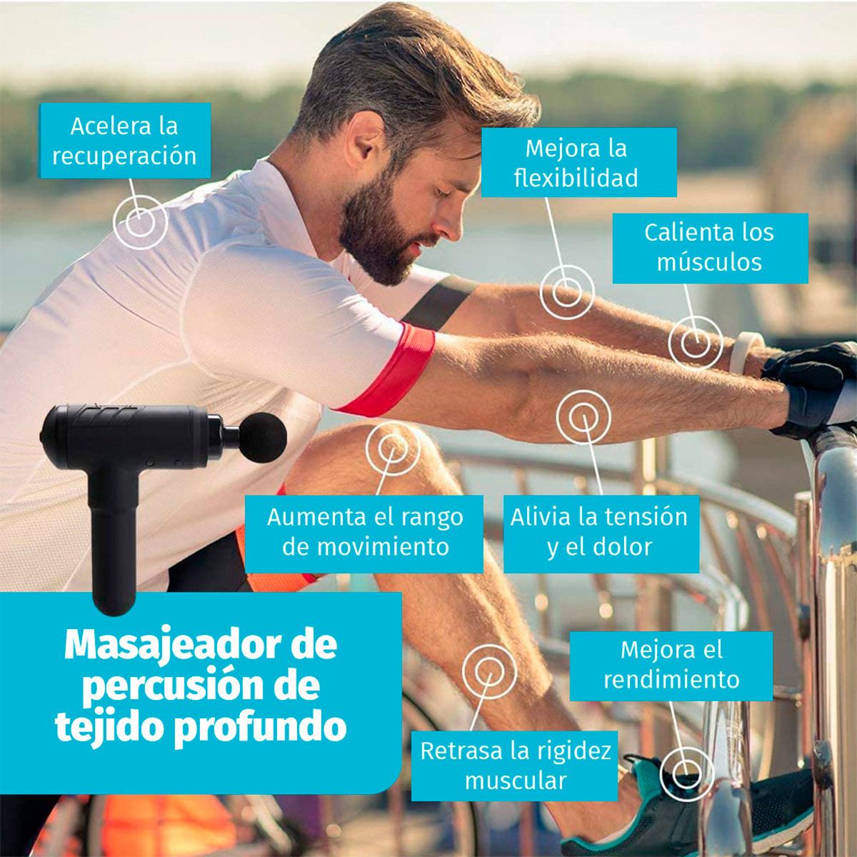 Masajeador De Percusión Therapist Homedics