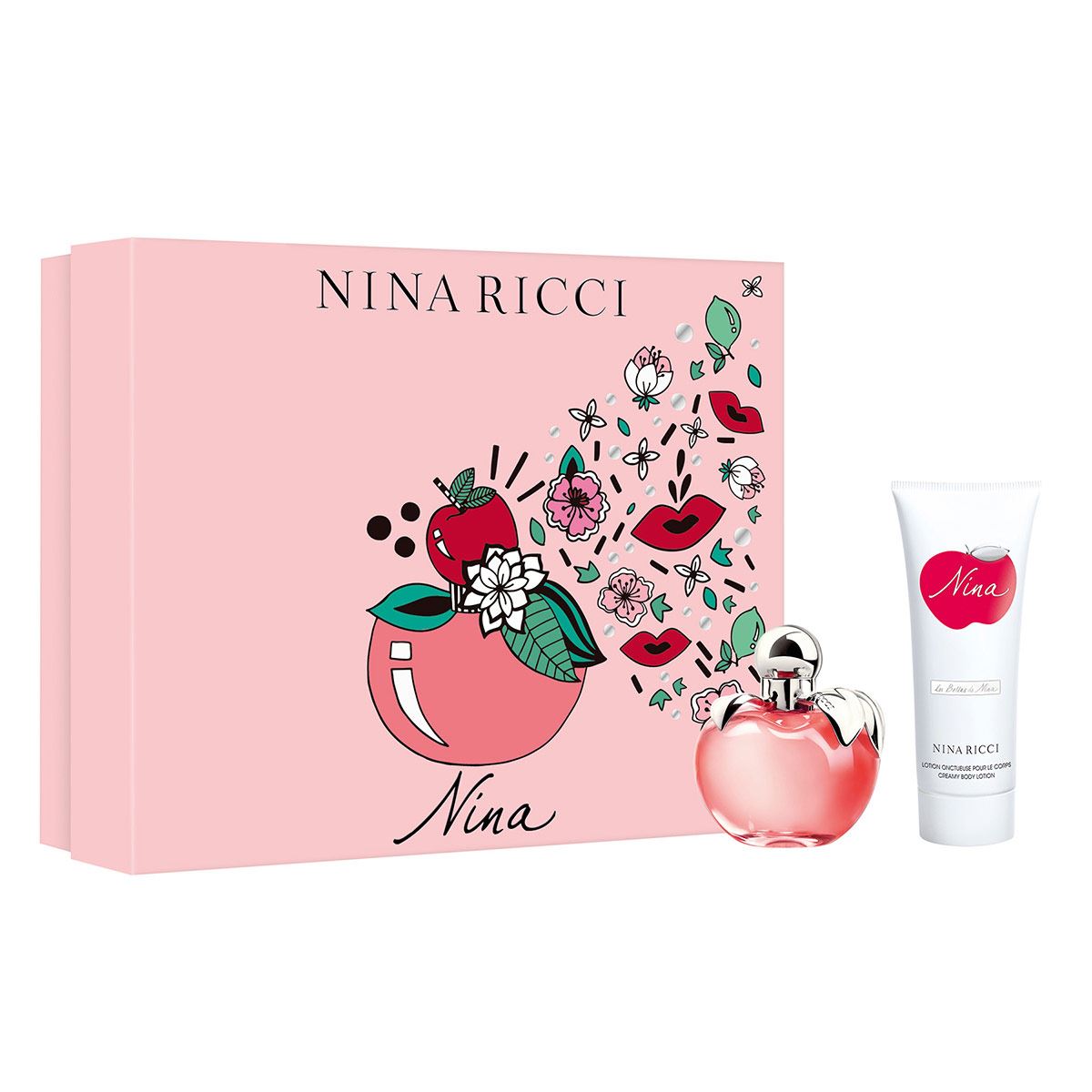 Set para dama Nina Ricci, Nina, EDT 80ML + Body Lotion 100ML