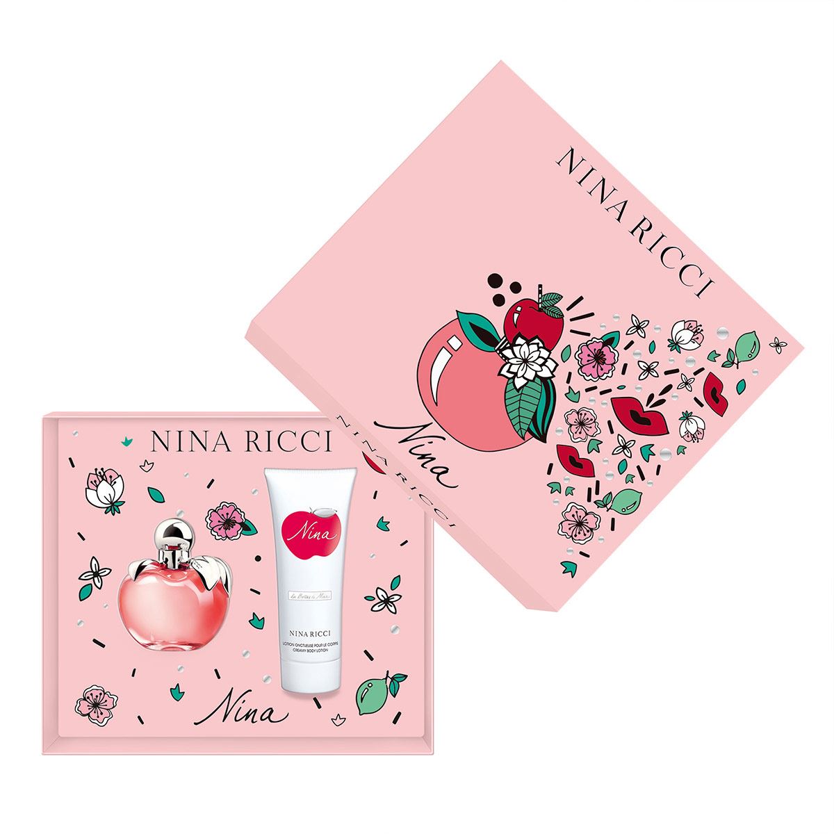 Set para dama Nina Ricci, Nina, EDT 80ML + Body Lotion 100ML