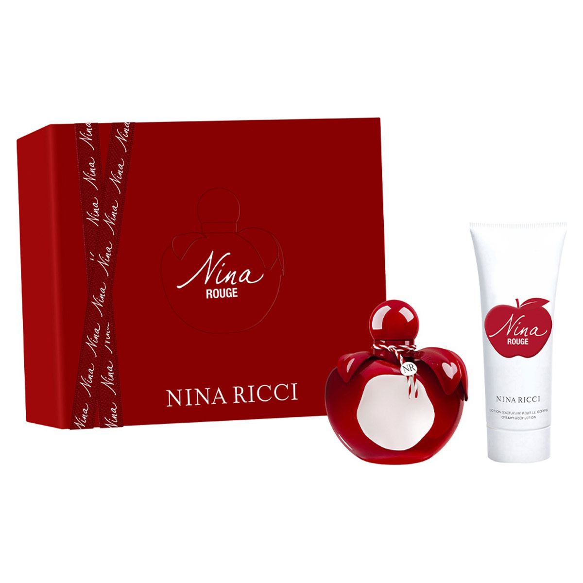 Set para Mujer Nina Ricci Nina Rouge EDT 80ml + Body Lotion 75ml