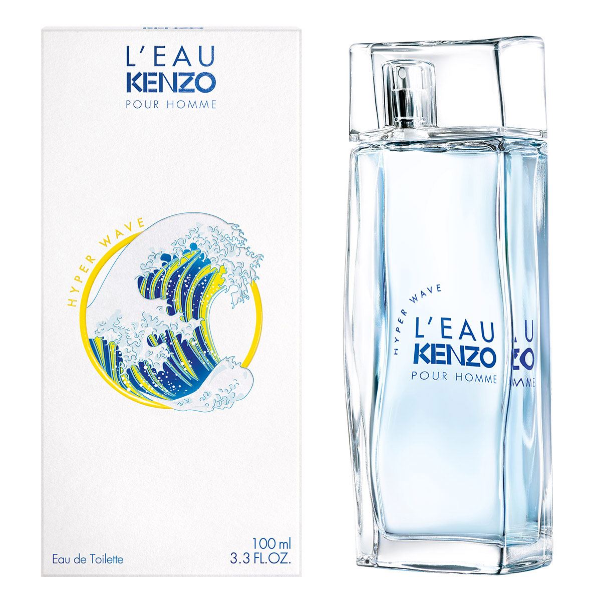L’Eau Kenzo Hyper Wave Pour Homme Eau De Toilette 100 Ml