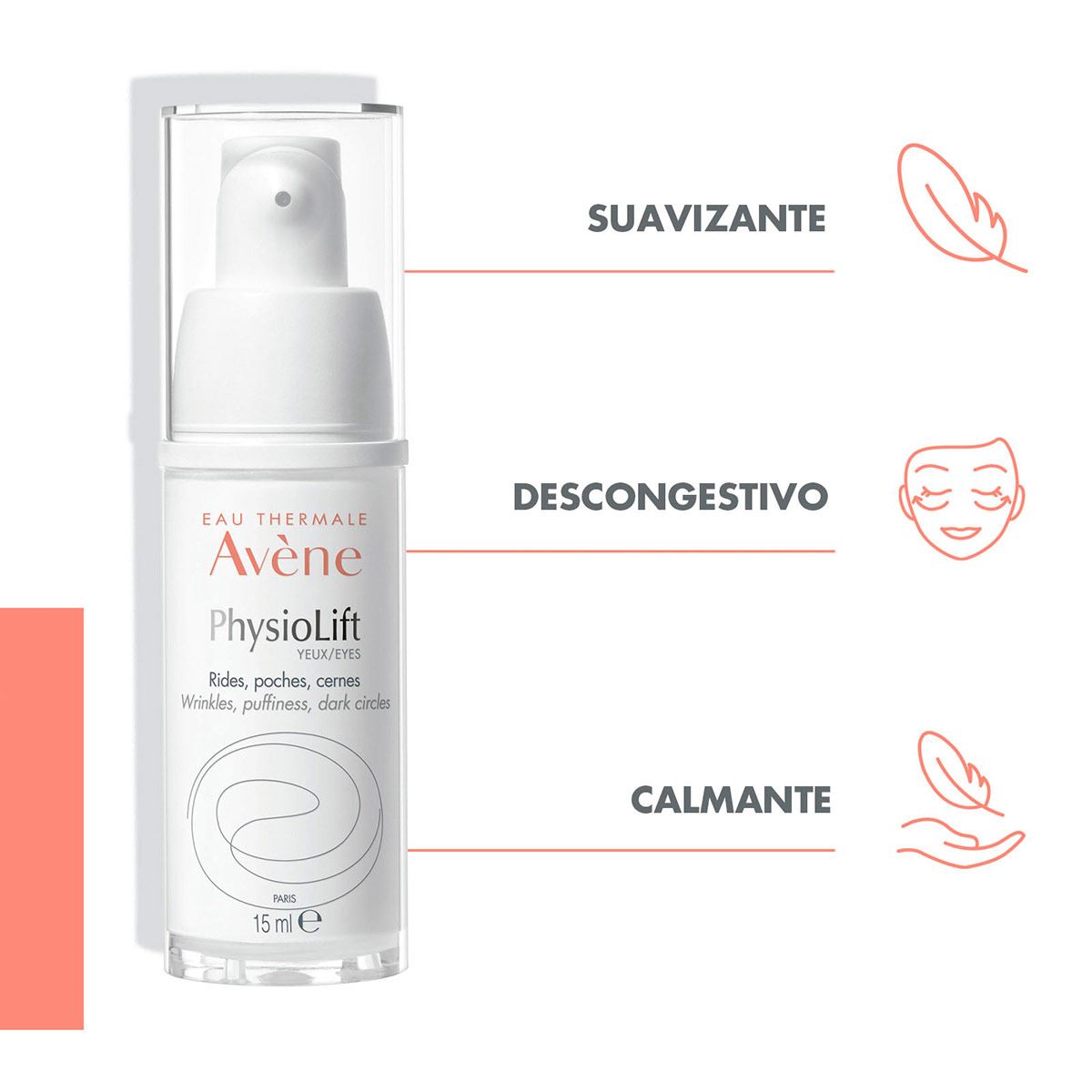 PhysioLift Contorno De Ojos, Todo tipo de piel, 15 ml