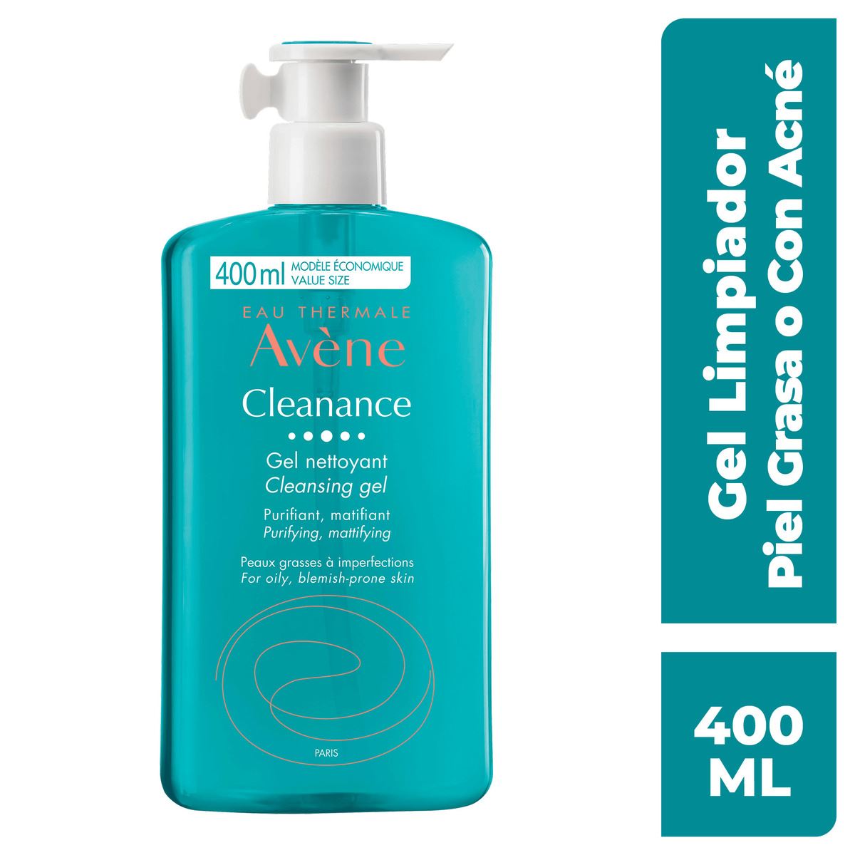 Avène Cleanance Gel Limpiador Piel Grasa 400ml