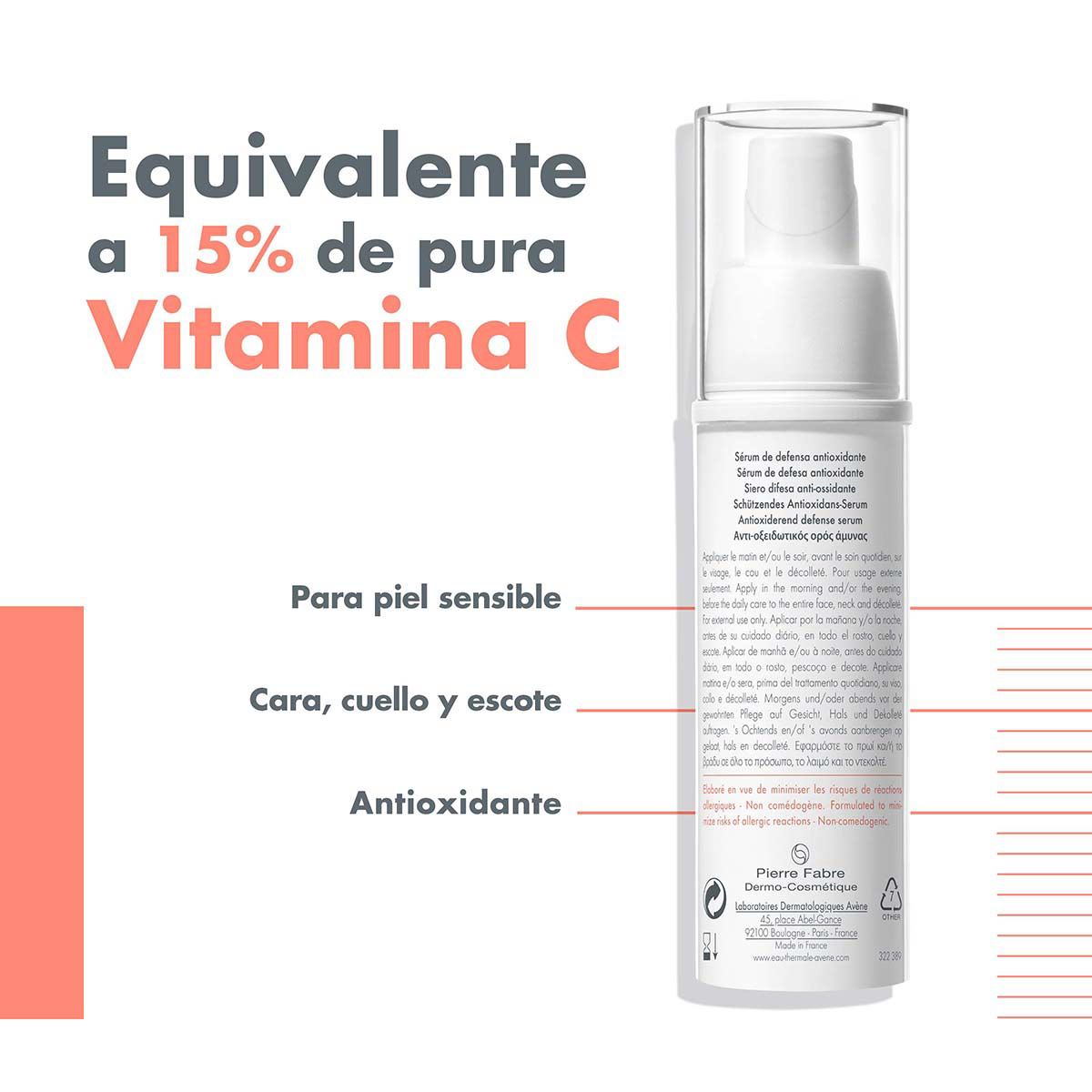 Avène A-Oxitive Sérum Anti-Oxidante con Vitamina C 30ml