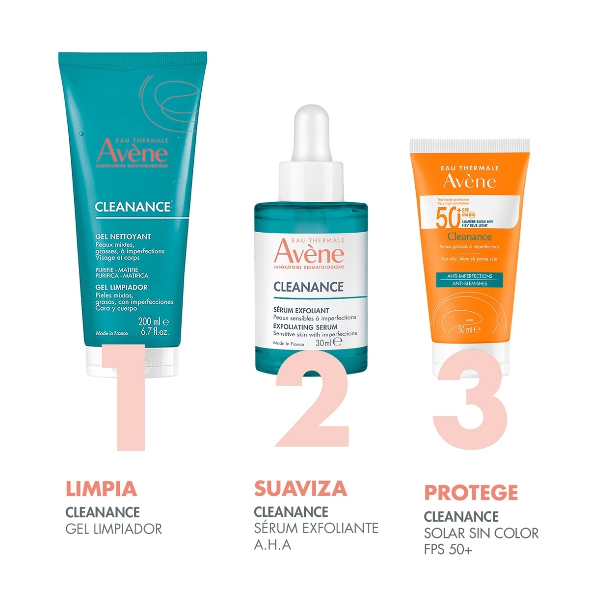 Avène Cleanance Gel Limpiador Piel Grasa 200ml