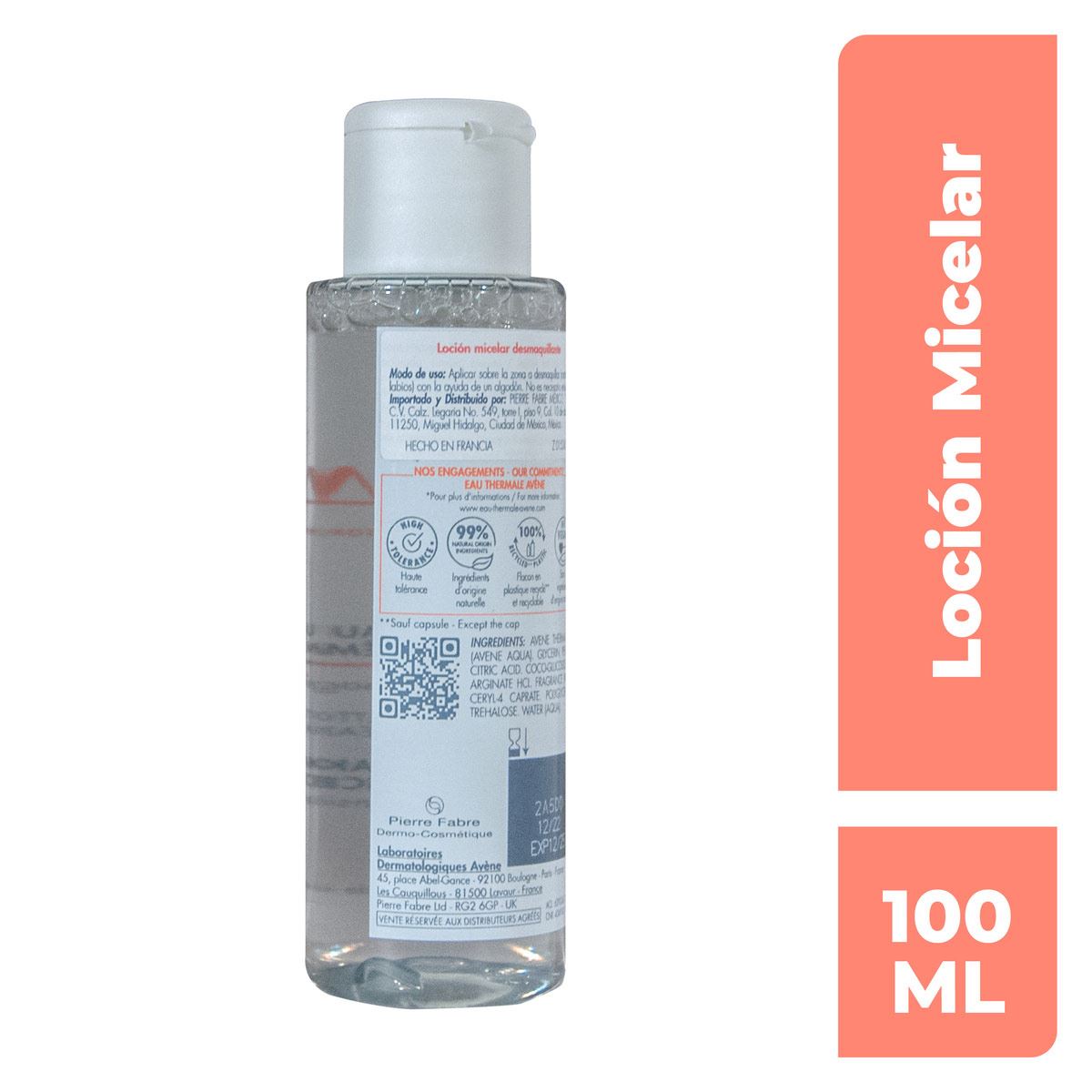 Avène Desmaquillante Agua Micelar Piel Sensible 100ml