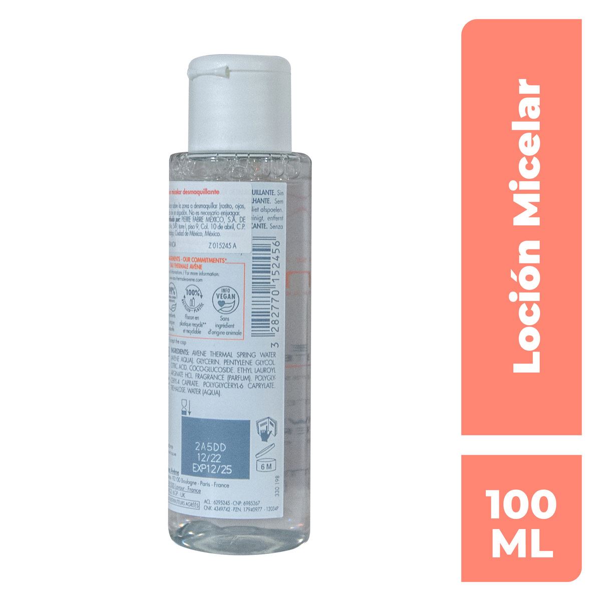 Avène Desmaquillante Agua Micelar Piel Sensible 100ml
