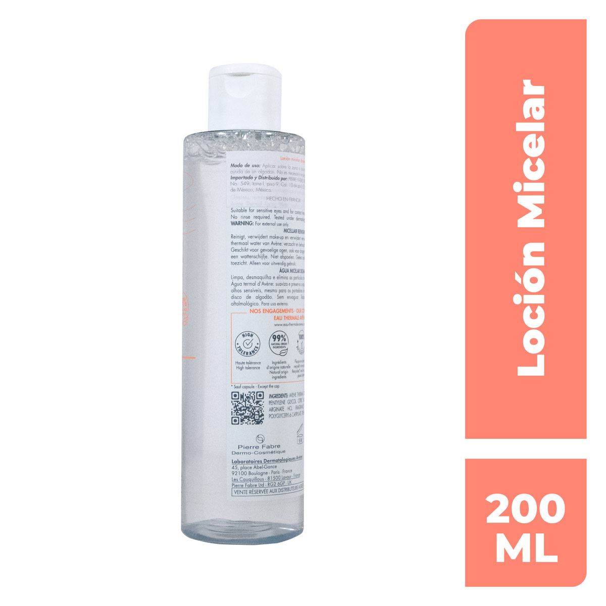 Avène Desmaquillante Agua Micelar Piel Sensible 200ml