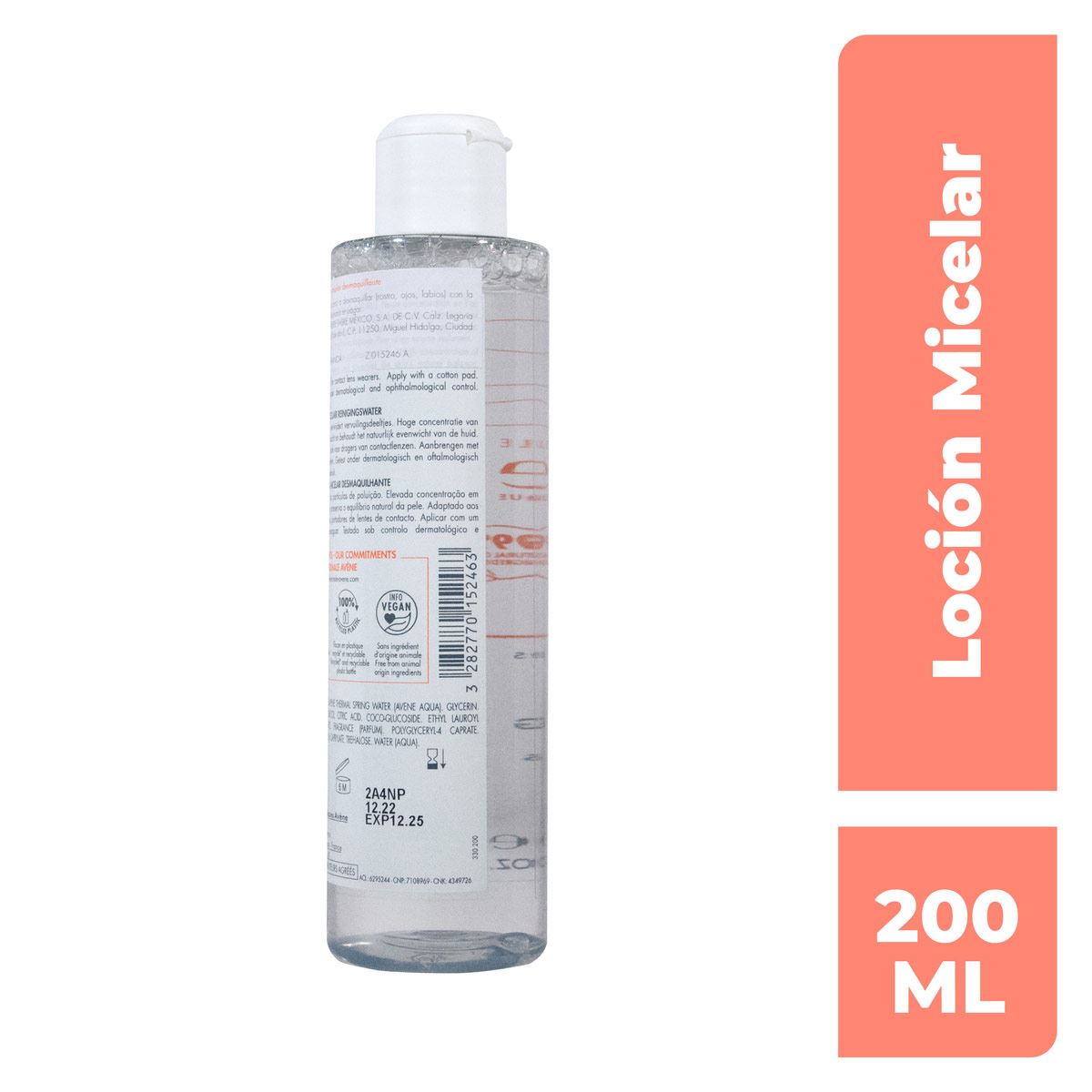 Avène Desmaquillante Agua Micelar Piel Sensible 200ml