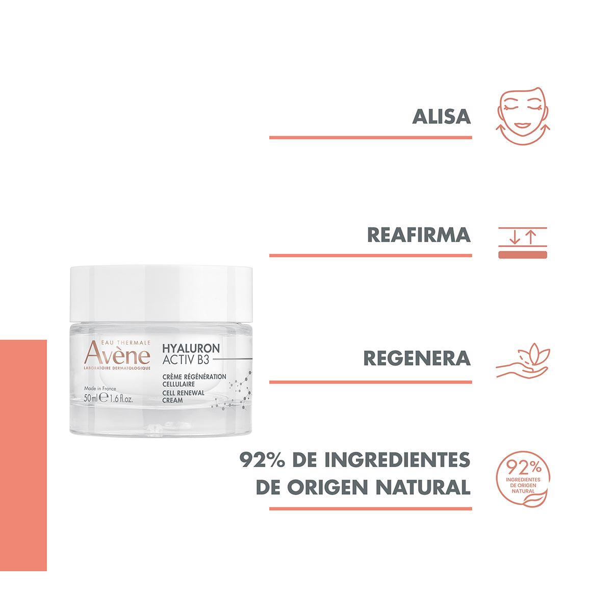 Avène Hyaluron Activ B3 Crema de Día 50ml