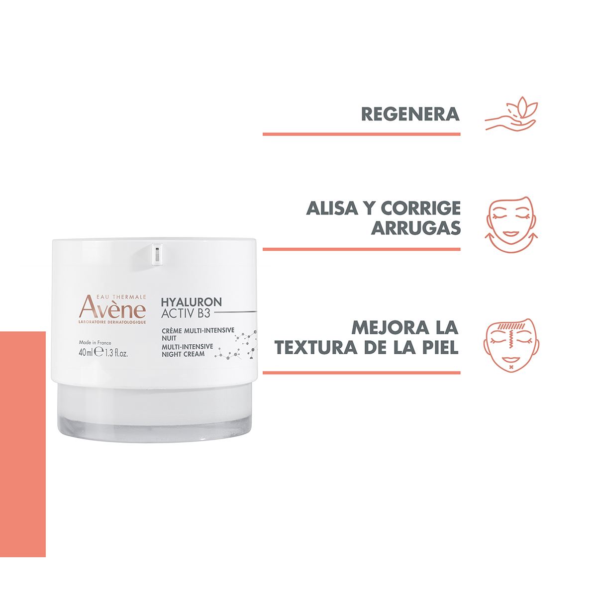Avène Hyaluron Activ B3 crema de Noche 40ml
