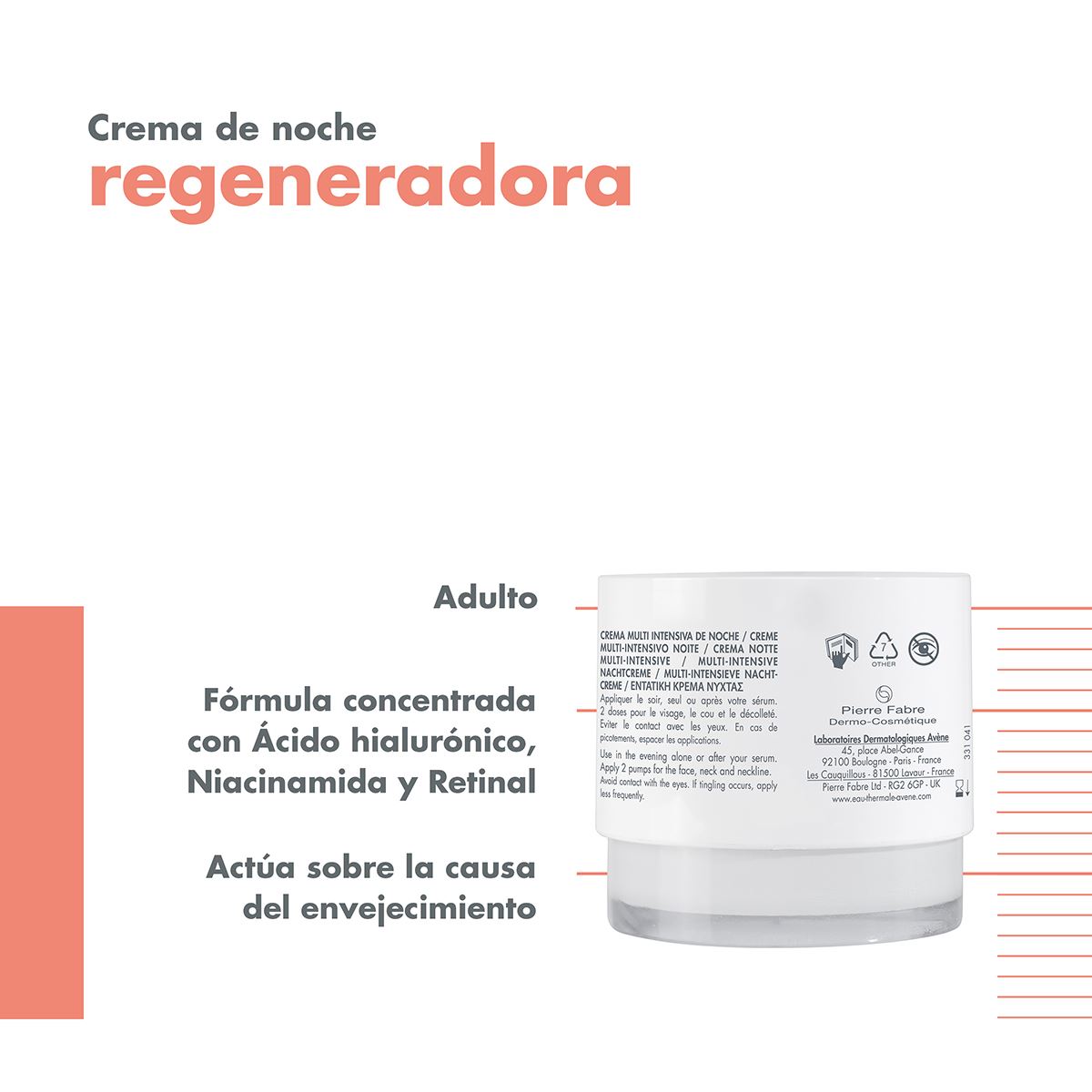 Avène Hyaluron Activ B3 crema de Noche 40ml