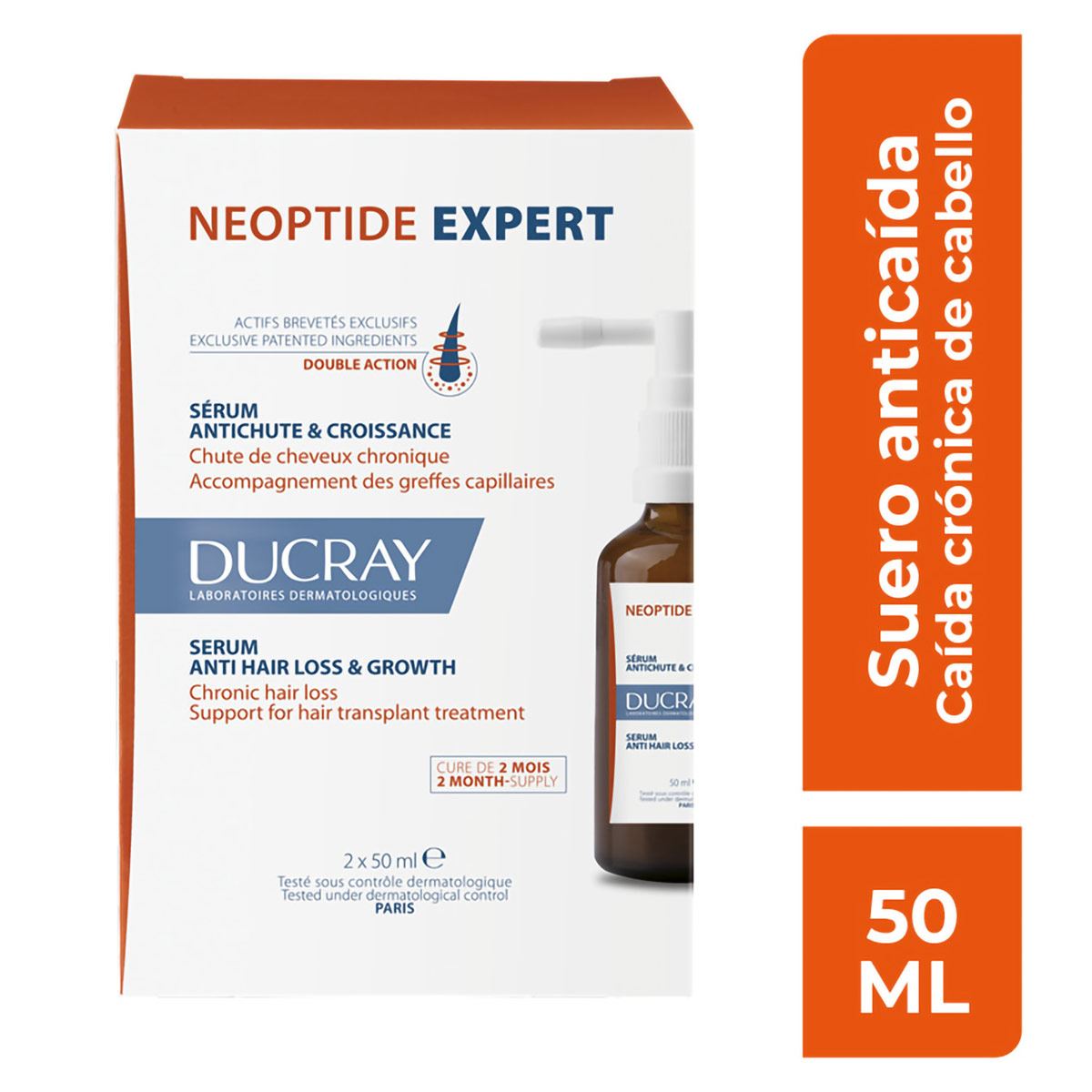 Ducray Neoptide Expert Sérum Anticaída y Crecimiento 50ml