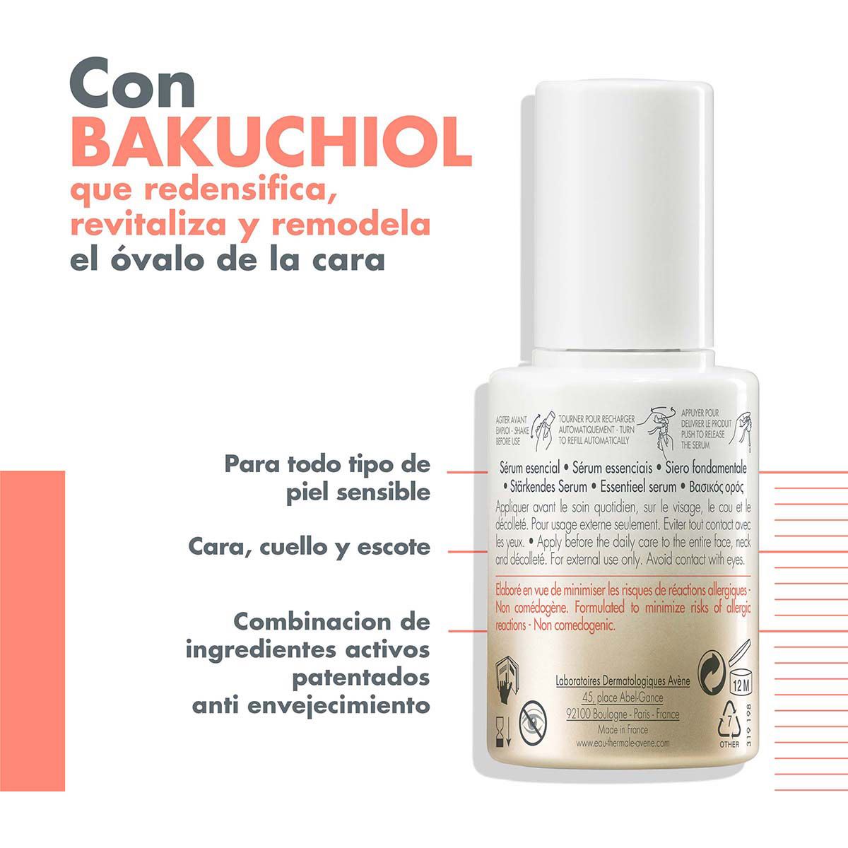 Avène DermAbsolu Sérum Facial con Bakuchiol 30ml