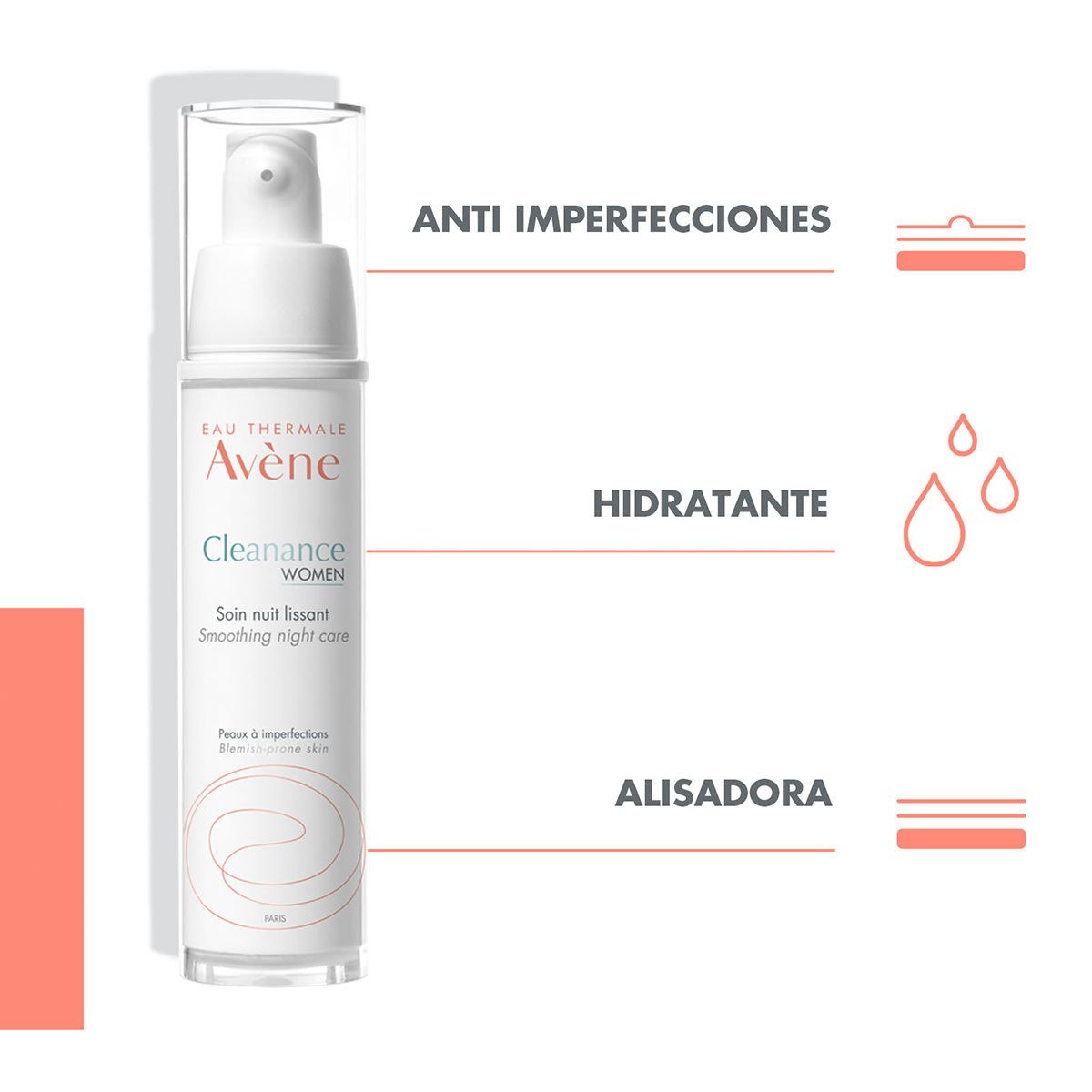 Avène Cleanance Crema Alisadora Anti-imperfecciones 30ml