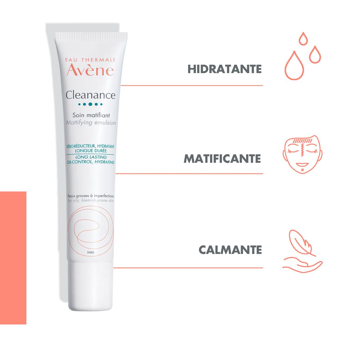 Avène Crema Matificante para Piel Grasa o Mixta 40ml