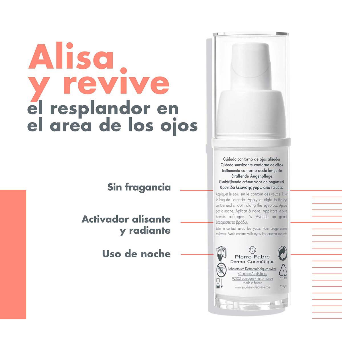 Avène A-Oxitive Contorno de Ojos Alisador con Vitamina C 15ml