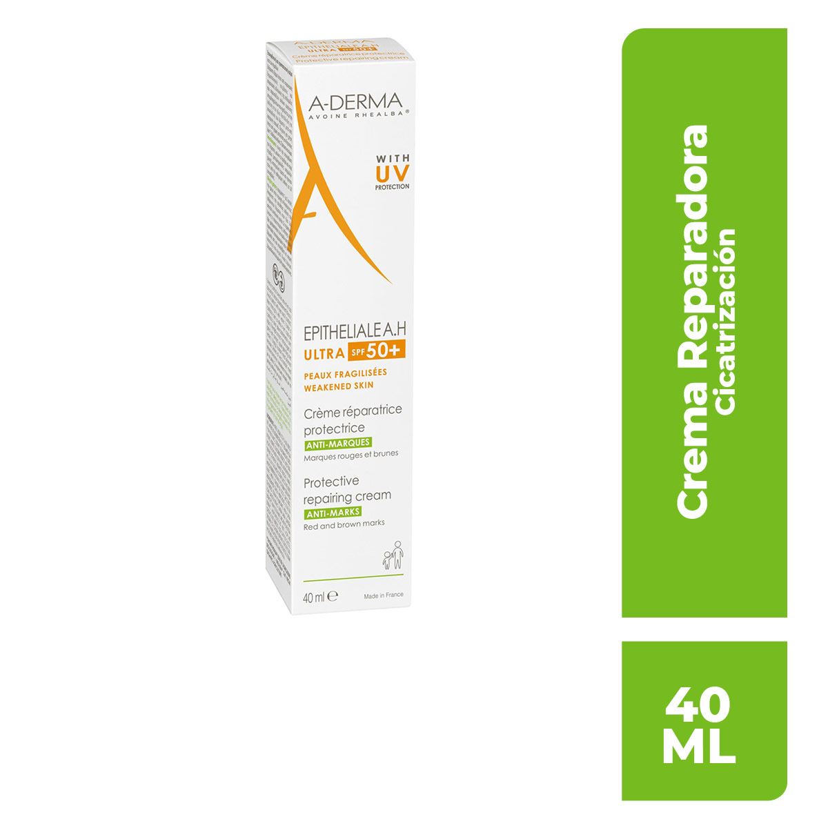 A-Derma Epitheliale A.H Ultra Crema Reparadora SPF50+ 40ml