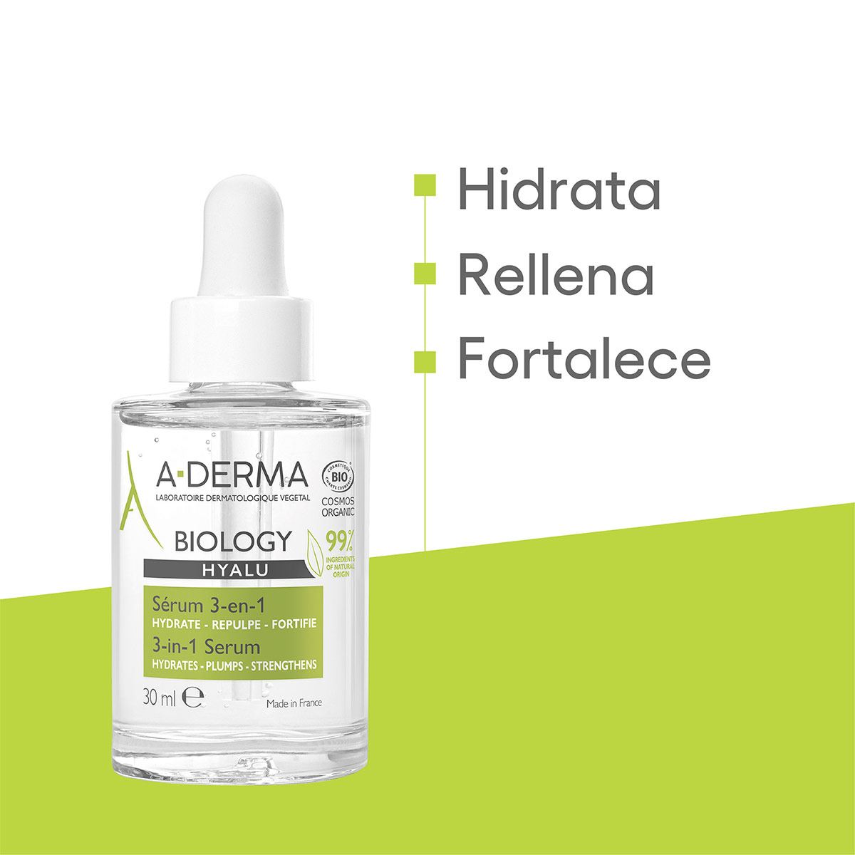 A-derma Biology Hyalu Sérum de Ácido Hialurónico 30 ml