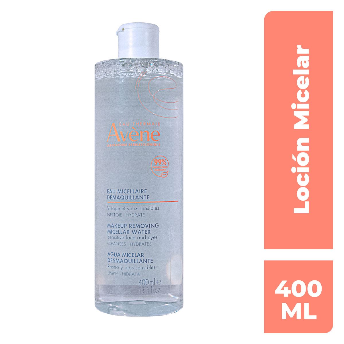 Avène Desmaquillante Agua Micelar Piel Sensible 400ml