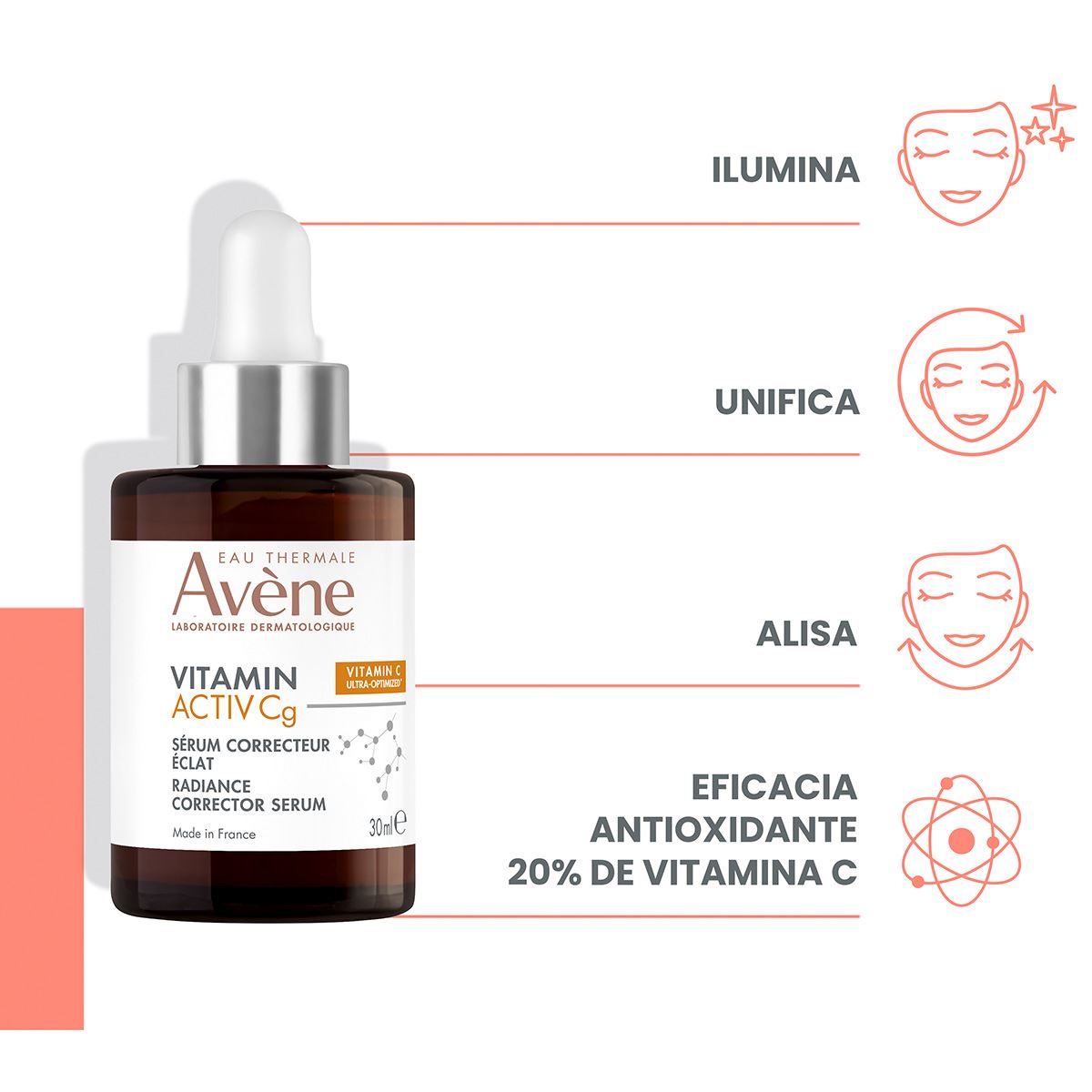 Avene Suero iluminador Vitamin Activ Cg 30ml