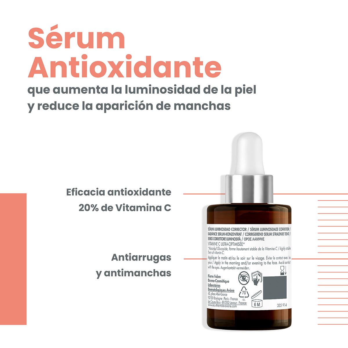 Avene Suero iluminador Vitamin Activ Cg 30ml