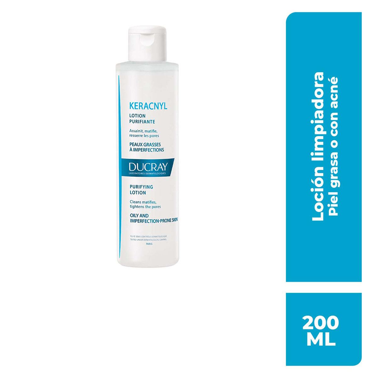 Ducray Keracnyl Loción Purificante Anti-Imperfecciones 200ml