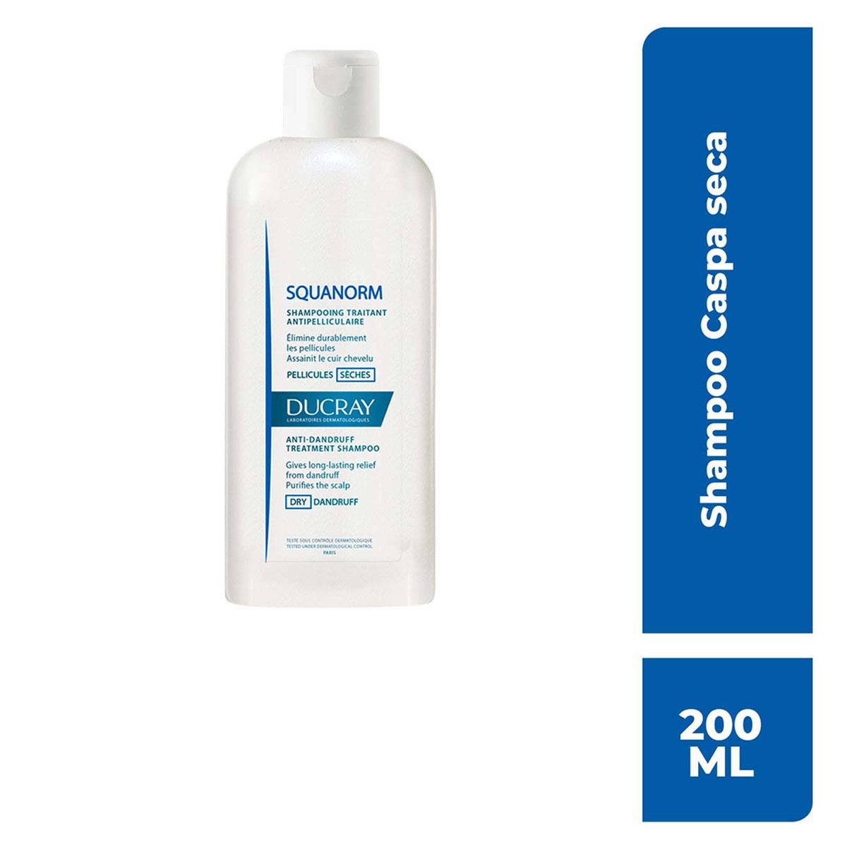 Ducray Squanorm Shampoo Anticaspa para Caspa Seca 200ml