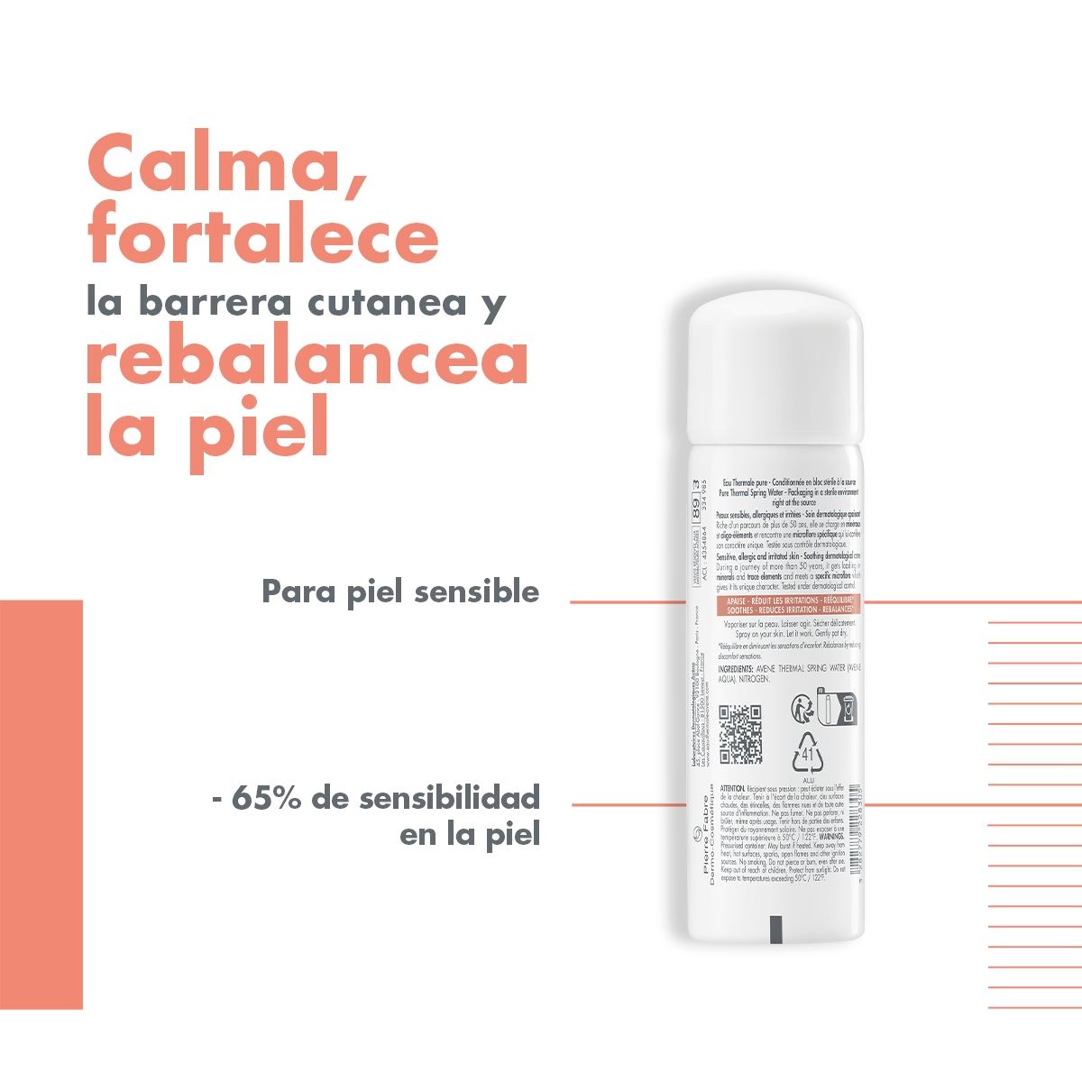 Avène Agua Termal Facial y Corporal en Spray 50ml