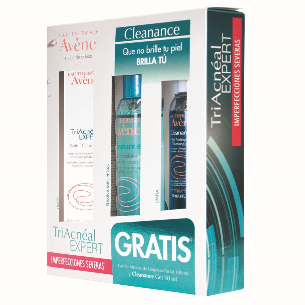 Kit para Imperfecciones Severas Triacneal Expert 40 ml&#43; Cleanance Gel 50 ml &#43; Loci&#243;n Micelar Cleanance 100 ml