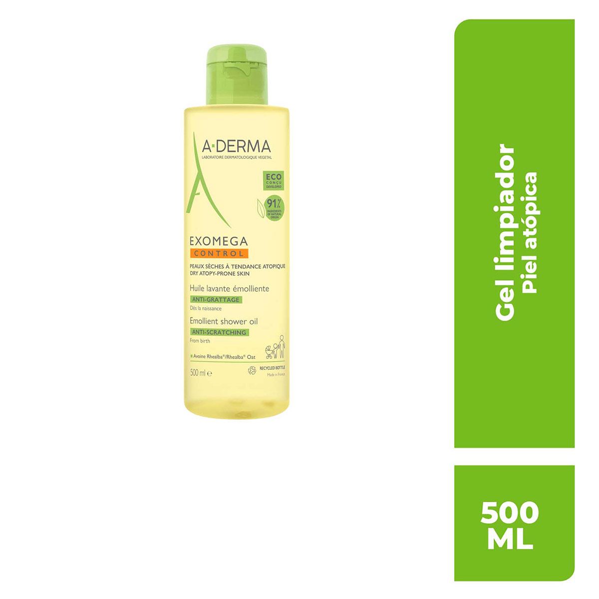 A-Derma Exomega Control Aceite de Ducha Emoliente 500ml