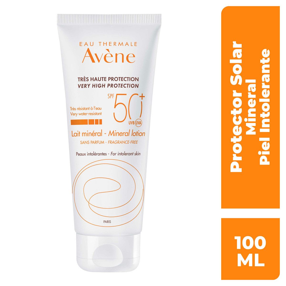 Avène Loción Mineral con Protector Solar FPS 50+ 100ml