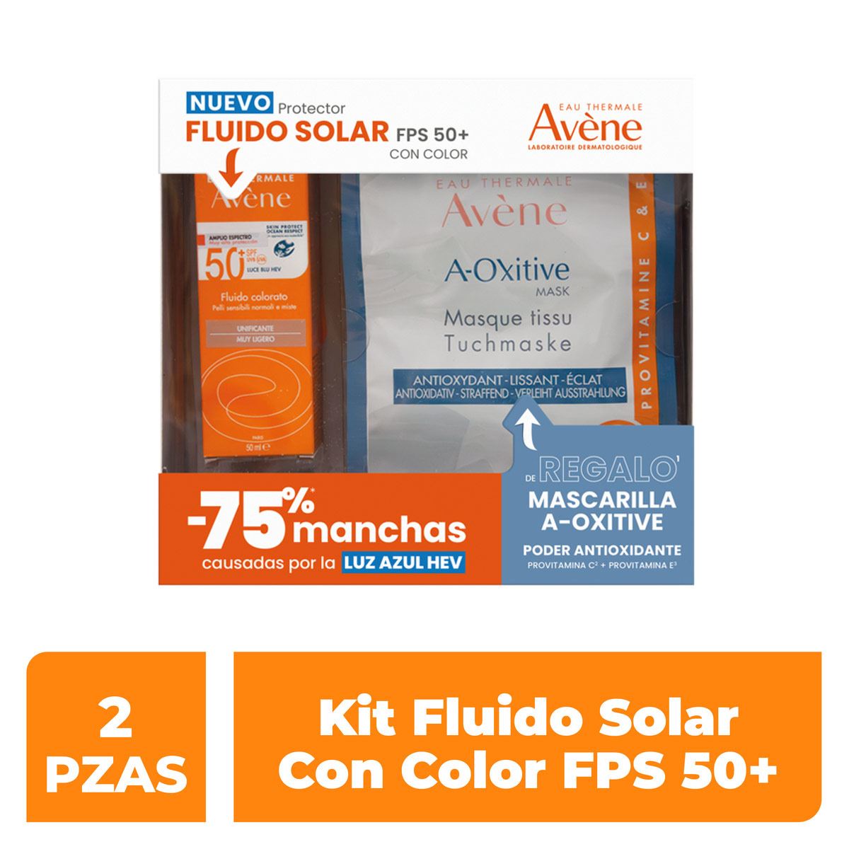 A - Kit Solar Fluido con Color 2 piezas