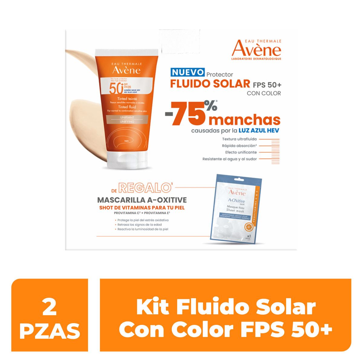 A - Kit Solar Fluido con Color 2 piezas